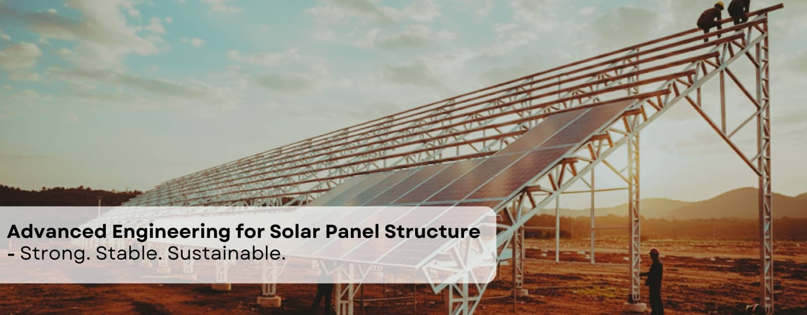 Solar Panel Structure Banner